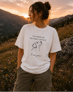 Dog Lover T-Shirt – You Were My Second Chance – Rescue Dog Shirt – Adopt Don’t Shop – Pet Lover Gift – Minimalist Animal Design