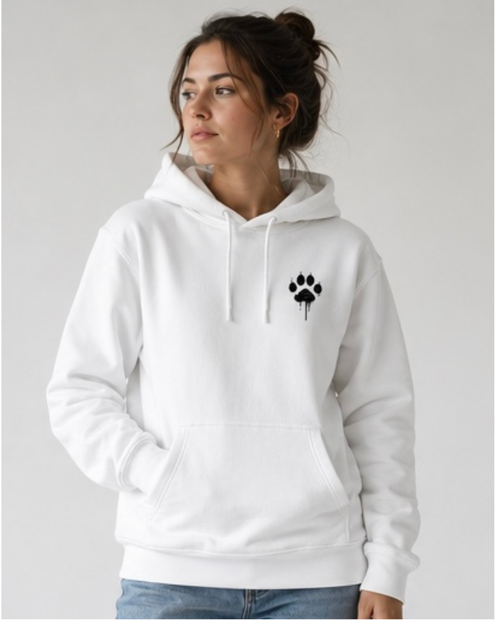 Hoodie „They Trust Us.“ Hund & Mensch Statement Hoodie